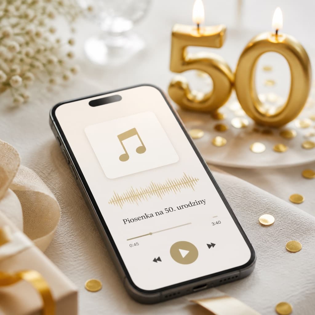 Personalizowana piosenka na 50. urodziny.